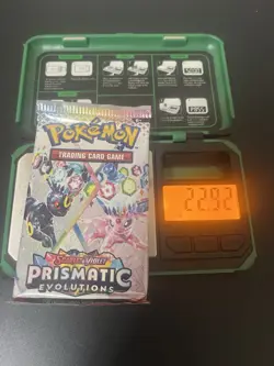 22.92g🔥 HEAVY 🔥 Pokemon TCG Prismatic Evolution Booster Pack!!!✅ - Image 1