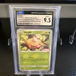 Pokemon 2022 Weedle Promo Indonesian 237/S-P CGC 9.5 - Image 1