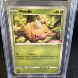 Pokemon 2022 Weedle Promo Indonesian 237/S-P CGC 9.5 - Image 2