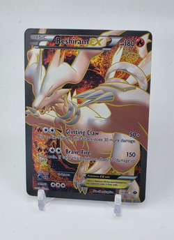 Custom SPARKLING HOLO Reshiram EX Reshiram READ DESCRIPTION BELOW - Image 1