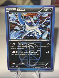 Pokemon 2013 BW Plasma Freeze Absol 67/116 Rare Holo LP - Image 1