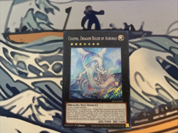 Yugioh Chasma, Dragon Ruler of Auroras Secret Rare ALIN-EN047 Near Mint - Image 1