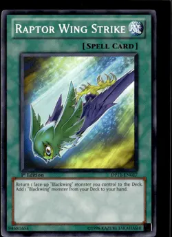 Yu-Gi-Oh Raptor Wing Strike Duelist Pack Crow DP11-EN017 1st Edition - Image 1