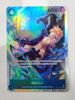 One Piece Card Game Marco PRB02-008 SR English - Image 1
