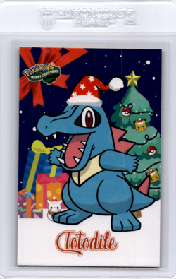 Totodile Peruvian christmas pokemon card - Image 1
