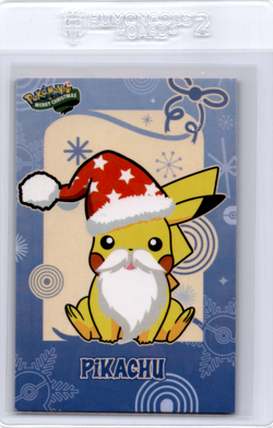 Pikachu Peruvian christmas pokemon card - Image 1