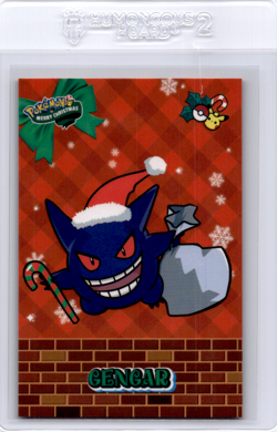 Gengar Peruvian christmas pokemon card - Image 1