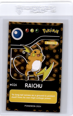 Raichu Peruvian pokemon card - Image 1