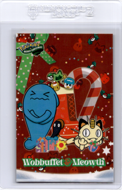 Wobufett Peruvian christmas pokemon card - Image 1