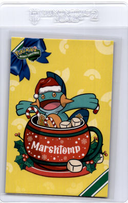 Marshtomp Peruvian christmas pokemon card - Image 1
