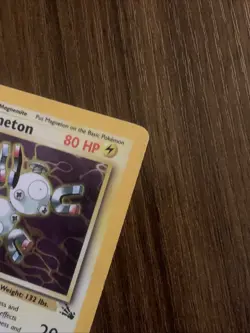 Pokemon TCG Magneton Fossil Holo Rare Card 11/62 Light Play - Image 2