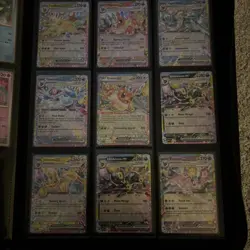 Pokemon TCG Prismatic Evolutions EX Bundle 9 Card Set Eevee Evolutions - Image 1