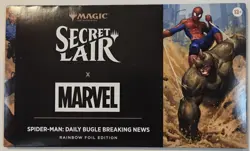 MTG Secret Lair x Marvel's Spider-Man: Daily Bugle Breaking News Rainbow Foil - Image 1
