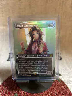 Aerith Gainsborough (Borderless) MTG Final Fantasy Foil - Image 1