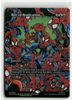 Rite of Replication Borderless FOIL - Marvel Eternal-Legal MTG NM - Image 1