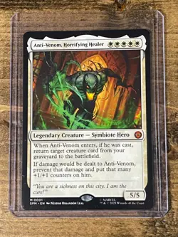 MTG Magic The Gathering Spider-Man Anti-Venom Horrifying Healer Mythic - Image 1
