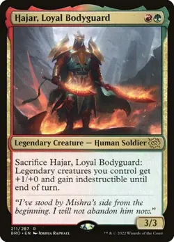 Hajar, Loyal Bodyguard - Foil BRO NM MTG - Image 1