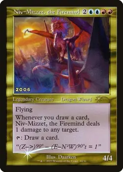 Niv-Mizzet, the Firemind - Foil Retro Frame Promo 30A NM MTG - Image 1