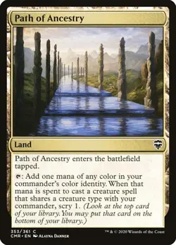 Path of Ancestry - Foil Commander Legends NM MTG - Image 1