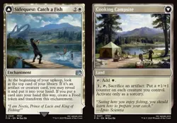 Sidequest: Catch a Fish // Cooking Campsite - Foil FIN NM MTG - Image 1