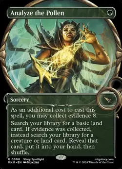 Analyze the Pollen - Foil Showcase MKM NM MTG - Image 1