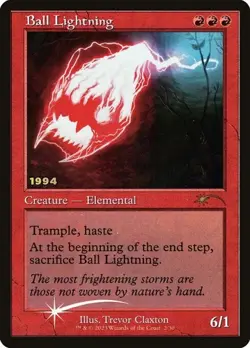 Ball Lightning - Foil Retro Frame Promo 30A NM MTG - Image 1