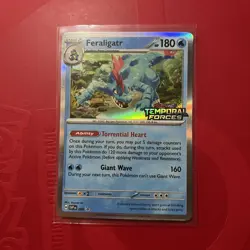 Feraligatr SVP089 Pokemon TCG Scarlet & Violet Promo STAFF Prerelease - Image 1