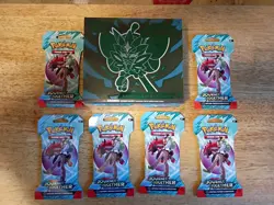 Pokemon Twilight Masquerade ETB Factory sealed, 6 journey together packs sealed - Image 1