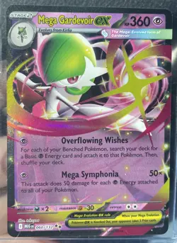 Pokemon TCG Mega Evolution Mega Gardevoir EX 060/132 Double Rare - Image 1