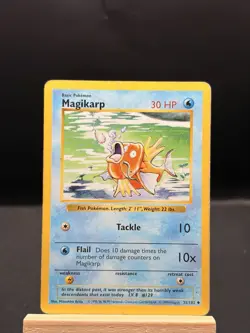 Pokemon Cards: Base Set 1st Edition Uncommon: Magikarp 35/102 - Image 1
