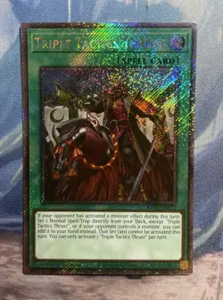 Triple Tactics Thrust - RA03-EN072 - Platinum Rare - 1st Edition - Yugioh - NM - Image 1