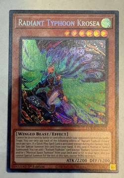 YUGIOH- Radiant Typhoon Krosea - DOOD-EN015 - Secret Rare - 1st Edition - Image 1