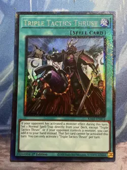 Triple Tactics Thrust - RA03-EN072 - Collector Rare - 1st Edition - Yugioh - NM - Image 1