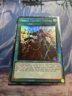 Triple Tactics Thrust - RA03-EN072 - Collector Rare - 1st Edition - Yugioh - NM - Image 2
