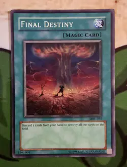 X 1 Final Destiny MRL-035 1st Edition YuGiOh LP - Image 1