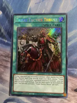 Triple Tactics Thrust - RA03-EN072 - Secret Rare - 1st Edition - Yugioh - NM - Image 1