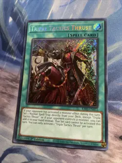 Triple Tactics Thrust - RA03-EN072 - Secret Rare - 1st Edition - Yugioh - NM - Image 2