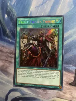 Triple Tactics Thrust - RA03-EN072 - Secret Rare - 1st Edition - Yugioh - NM - Image 3