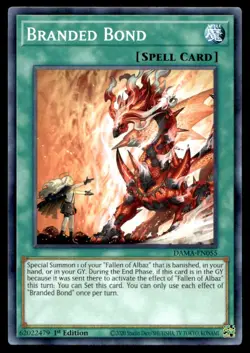 Branded Bond Dawn of Majesty DAMA-EN055 MP YuGiOh TCG | Buy 10 Get 10 Free - Image 1