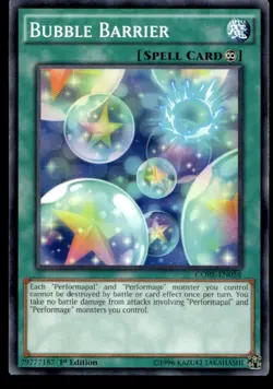 Bubble Barrier Clash of Rebellions CORE-EN058 MP YuGiOh TCG | Buy 10 Get 10 Free - Image 1
