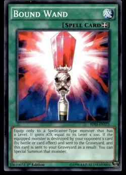 Bound Wand Battle Pack 3: Monster League BP03-EN175 MP YuGiOh TCG | Buy 10 Get 1 - Image 1