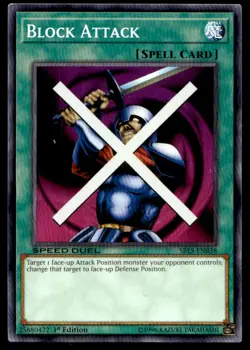 Block Attack Speed Duel: Arena of Lost Souls SBLS-EN038 MP YuGiOh TCG | Buy 10 G - Image 1