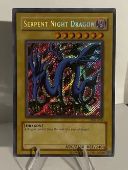 Yugioh Serpent Night Dragon MRL-103 Secret Rare OG Print - MP/LP - Holo Bleed 🩸 - Image 3
