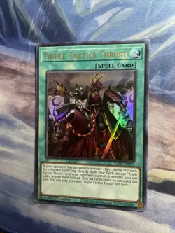 Triple Tactics Thrust - RA03-EN072 - Ultra Rare - 1st Edition - Yugioh - NM - Image 2