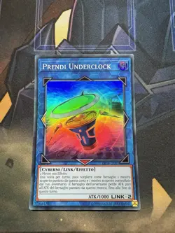 ITALIAN YUGIOH Underclock Taker OP08-EN007 Super Rare Nm - Image 1