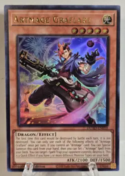 Artmage Graflare Ultra Rare 1St Edition DUAD-EN010 Yugioh - Image 1