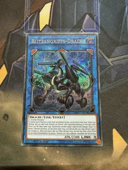 GERMAN YUGIOH Flash Charge Dragon BLRR-En045 Secret Rare Nm - Image 1