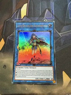 GERMAN YUGIOH Lib The World Key Blademaster DUOV-EN023 Ultra Rare Nm - Image 1