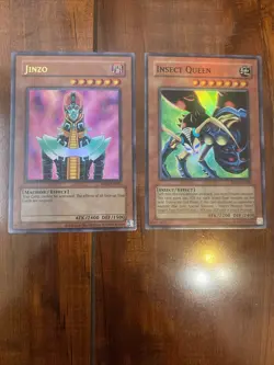 Yugioh Retro Pack 2 Lot Jinzo RP02-EN001 & Insect Queen RP02-EN088 NM/M - Image 1