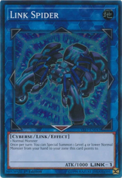 LINK SPIDER - YS17-EN043 - 1ST EDITION SUPER RARE (NM) YUGIOH! - Image 1